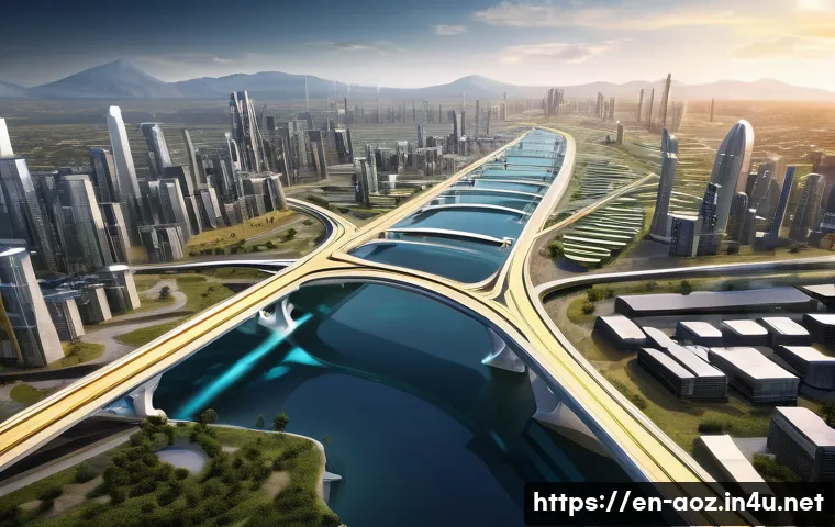 에이지오브제트 도시 개발 전략 - **Optimized Resource Flow City:** An aerial, high-angle view of a futuristic, highly organized city....