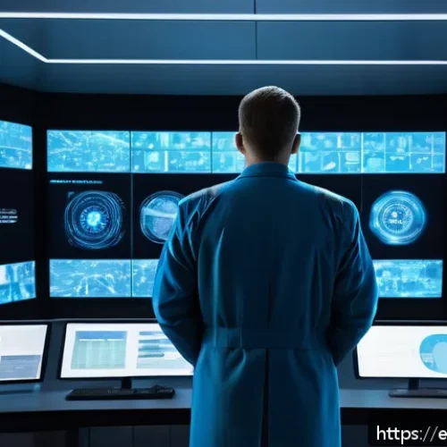 Home 17 에이지오브제트 연구소 효율적 운영 - A futuristic research laboratory inside a high-tech military base, featuring multiple advanced resea...